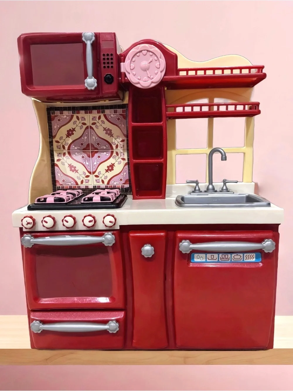 🌺Our Generation Red Gourmet Kitchen Set Fits 18